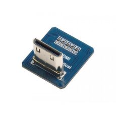 Waveshare Modulo adattatore mini spina verticale HDMI per cavo HDMI fai da te