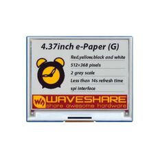 Modulo E-Paper Waveshare da 4,37 pollici 512 × 368