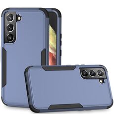Per Samsung Galaxy S23+ 5G TPU + Custodia per telefono antiurto per PC (blu reale + nero)