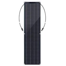 Pannello solare per sistema fotovoltaico a scheda singola da 50 W (nero)