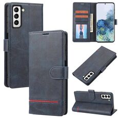 Per Samsung Galaxy S23+ 5G Custodia per cellulare in pelle a portafoglio classica (blu)