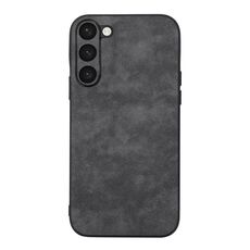 Per Samsung Galaxy S23 + 5G Custodia per telefono in PU texture Marocco (nero)