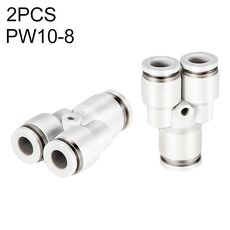 PW10-8 LAIZE 10pcs PW Y-tipo Tee Riduzione connettore pneumatico a montaggio rapido