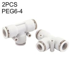 PEG6-4 LAIZE 10 pezzi PW T-tipo T Riduce il connettore pneumatico a montaggio rapido
