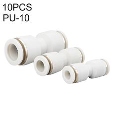 PU-10 LAIZE 10 pezzi PU diritto pneumatico connettore a montaggio rapido