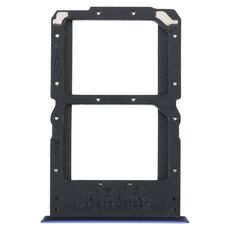 Per OPPO Reno Vassoio scheda SIM + Vassoio scheda SIM / Micro SD (blu)