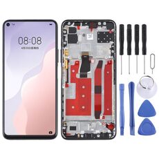 Schermo LCD originale per Huawei Nova 7 SE / Honor 30S Digitizer Assemblaggio completo con cornice (nero)