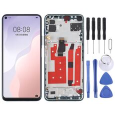 Schermo LCD originale per Huawei Nova 7 SE / Honor 30S Digitizer Assemblaggio completo con cornice (verde)