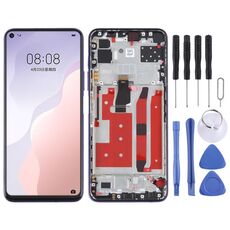 Schermo LCD originale per Huawei Nova 7 SE / Honor 30S Digitizer Assemblaggio completo con cornice (viola)