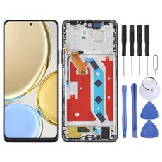 Schermo LCD originale per Honor X30 Digitizer Assemblaggio completo con cornice (nero)