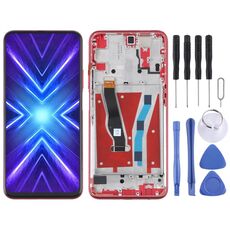 Schermo LCD originale per Honor 9X / 9X Pro / Huawei Y9s Digitizer Assemblaggio completo con cornice (rosso)