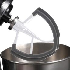 Per robot da cucina KitchenAid 6QT Frusta con bordo flessibile (grigio argento)