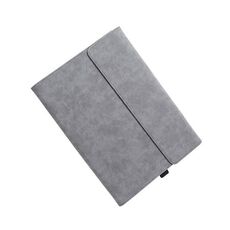 Supporto per custodia protettiva per tablet Microsoft Surface Pro 8 (custodia grigia in pelle di pecora sudafricana)