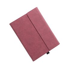 Per il supporto della custodia protettiva per tablet Microsoft Surface Pro 8 (custodia rossa in pelle di pecora sudafricana)