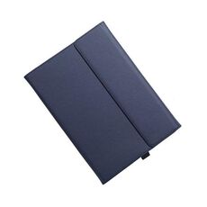 Supporto per custodia protettiva per tablet Microsoft Surface Pro 8 (custodia blu in pelle di agnello in microfibra)