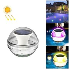 Luci galleggianti ad acqua solare Patio Pool Luci decorative per paesaggi galleggianti (modalità a tre luci)