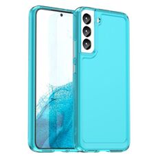 Per Samsung Galaxy S23 + 5G Custodia per telefono in TPU serie Candy (blu trasparente)