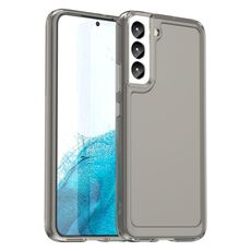 Custodia in TPU per Samsung Galaxy S23+ 5G serie Candy (grigio trasparente)