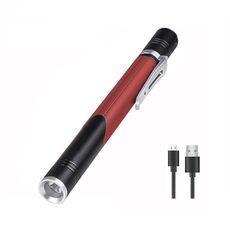 B35 XPG + LED Mini Pen Light Tre sorgenti luminose Comode torce elettriche (rosso)