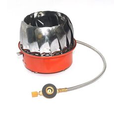 Mini fornello a gas portatile per alpinismo da campeggio all'aperto, stile: Lotus (interfaccia filettata)