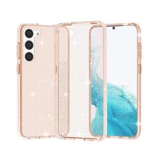 Per Samsung Galaxy S23+ 5G Custodia antiurto in polvere glitter stile Terminator (oro lucido)
