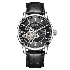 Orologio meccanico da uomo OCHSTIN 62001C Master Series Hollow (argento-nero)