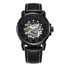 Orologio meccanico da uomo OCHSTIN 62004A Master Series Hollow (nero-argento)