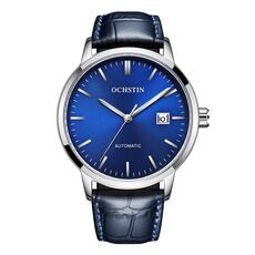Orologio meccanico da uomo OCHSTIN 62025C Master Series Date (argento-blu)