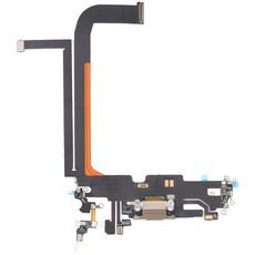 Per iPhone 13 Pro Max Cavo flessibile per porta di ricarica (oro)