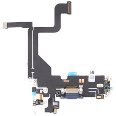 Per iPhone 13 Pro Cavo flessibile per porta di ricarica (blu)