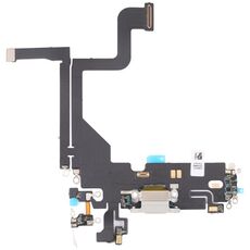 Per iPhone 13 Pro Cavo flessibile per porta di ricarica (bianco)