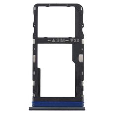 Per TCL 30/30+/30 Vassoio per scheda SIM originale 5G + vassoio per scheda Micro SD (nero)