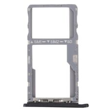 Per Alcatel 1V 2020 Vassoio scheda SIM originale + Vassoio scheda SIM / Micro SD (nero)
