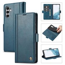 Per Samsung Galaxy S23 + 5G LC.IMEEKE PU + TPU Custodia per telefono in pelle delicata sulla pelle (blu)