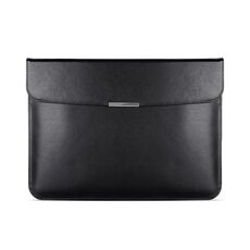 Per laptop da 15 / 15,4 / 16 pollici Custodia per laptop in pelle ultrasottile (nera)