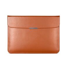 Per laptop da 15 / 15,4 / 16 pollici Custodia per laptop in pelle ultrasottile (marrone)
