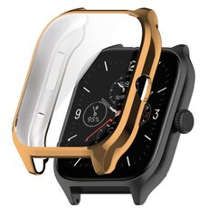 Per Amazfit GTS 4 Custodia per orologio completamente chiusa in TPU (oro rosa)