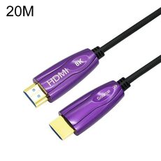 HDMI 2.1 8K 60HZ HD Cavo ottico attivo Linea di conversione dello schermo del computer, lunghezza del cavo: 20 m