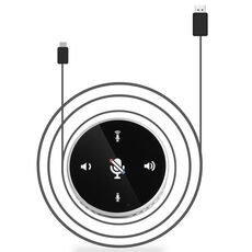 Microfono audio per desktop con cancellazione del rumore per videoconferenze Q5 (versione di fascia alta)