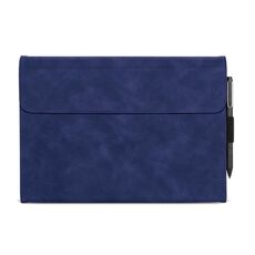 Per Microsoft Surface Pro 9 Custodia protettiva antiurto all-inclusive in pelle di pecora (blu)