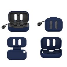 Per Skull Candy Dime G52 Auricolari Bluetooth Custodia protettiva in silicone anti-caduta (blu)