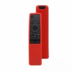 Custodia protettiva in silicone antiscivolo per telecomando Samsung serie BN59 Smart TV (rosso)