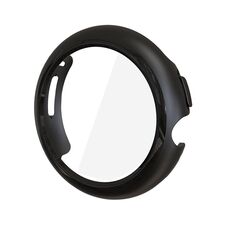 Per la cassa dell'orologio per PC con pellicola in vetro temperato per orologio Google Pixel (nero)