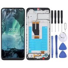 Schermo LCD OEM per Nokia G11 / G21 Digitizer Assemblaggio completo con cornice (nero)