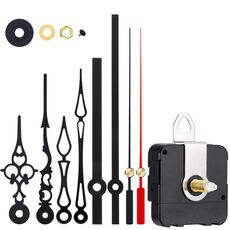Lunghezza dell'albero 17 mm Movimento dell'orologio al quarzo + 3 set di lancette Kit fai da te