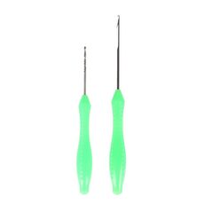2 pezzi / set amo da pesca alla carpa Ago per amo da pesca con perline