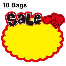 WM-310 10 sacchetti 9x7cm Adesivo esplosione Etichetta prezzo prodotto Etichetta prezzo supermercato