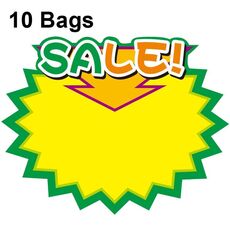WM-311 10 sacchetti 9x7cm Adesivo esplosione Etichetta prezzo prodotto Etichetta prezzo supermercato
