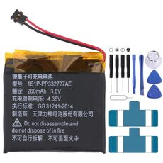 Per TomTom Spark 3 Cardio GPS 260mAh 1S1P-PP332727AE Sostituzione batteria
