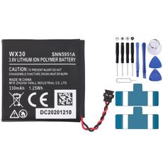 Per Motorola Moto 360 1st-Gen 2014 330mAh WX30 SNN5951A Sostituzione della batteria